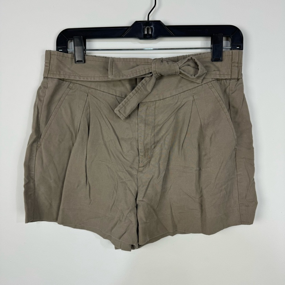 J.Crew Green Olive Bow Chino Shorts Summer